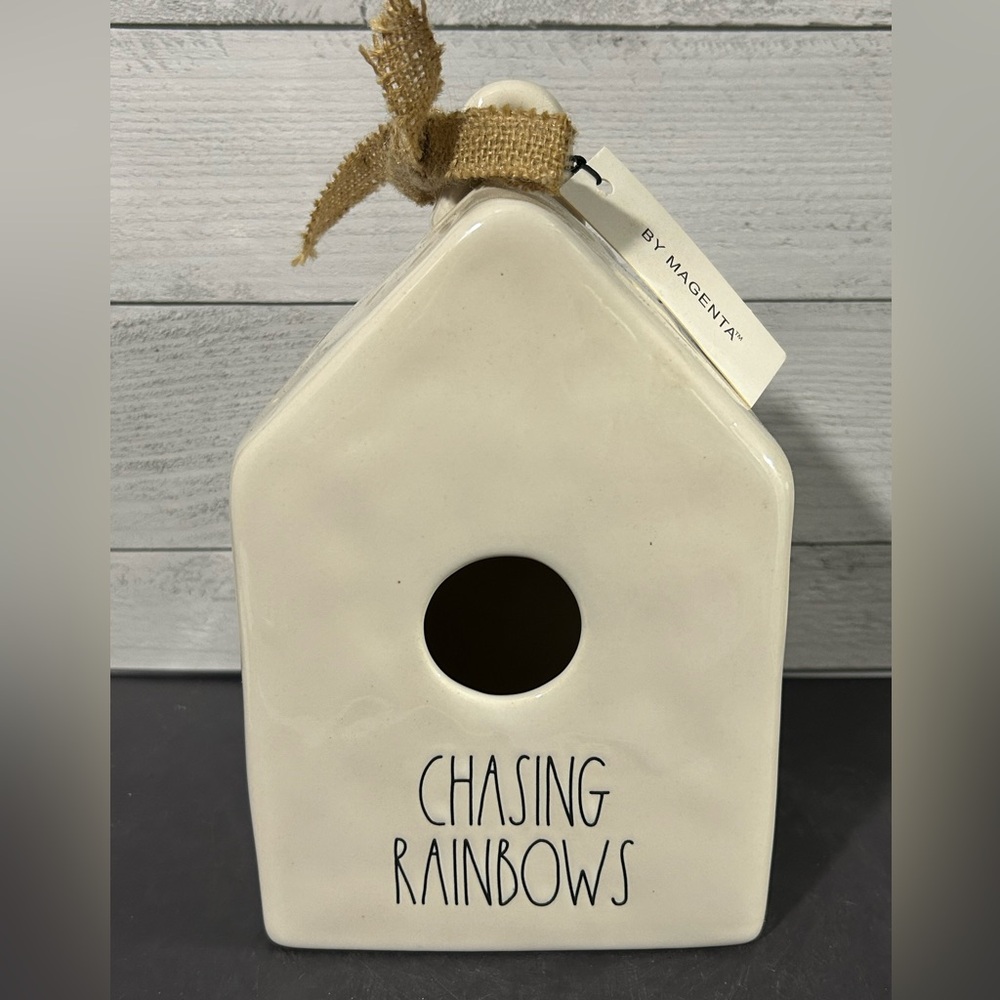 Rae Dunn Birdhouse - Chasing Rainbows